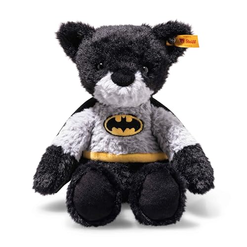 Steiff Orsacchiotto Batman, 29 Cm, Colorato, Ideale Per Bambini E Fan, In Morbido Peluche, Lavabile In Lavatrice