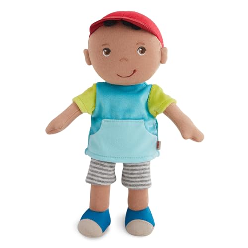 Haba Bambola Di Peluche Gabrie, In Morbido Tessuto, 25 Cm, Per Neonati E Bambini Piccoli, Senza Velcro O Cuciture Fastidiose, Ideale Per I 6 Mesi, Per