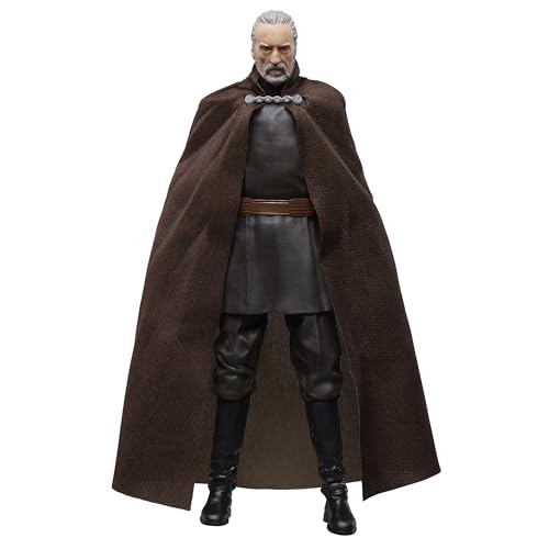 Hasbro Star Wars The Black Series, Conte Dooku, Action Figure Collezionabile Da 15 Cm Ispirata Al Film "Star Wars: La Vendetta Dei Sith" Per Il 20° An