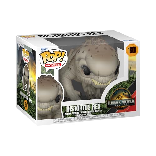 Funko Pop! Movies: Jurassic World: Rebirth - Distortus Rex - Figura In Vinile Da Collezione - Idea Regalo - Merchandising Ufficiale - Giocattoli Per B