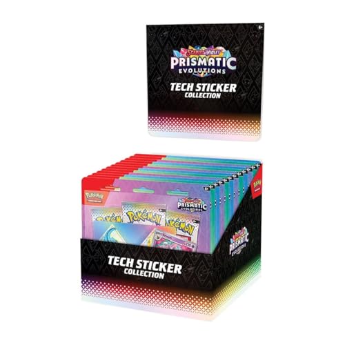 Pokemon Tcg: Collezione Di Adesivi Tecnici Scarlet & Violet 8.5 - Espositore Assortito