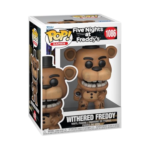 Funko Pop! Games: Five Nights At Freddy'S (Fnaf) - Withered Freddy Fazbear - Five Nights At Freddy'S - Figura In Vinile Da Collezione - Idea Regalo -