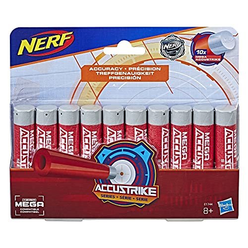Nerf E1744Eu7 Accustrike 10 Dart Refill, Multicolore