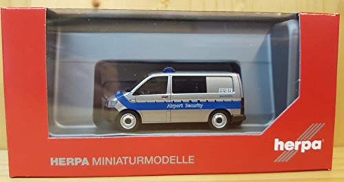 Herpa 095235 Vw T6 Autobus Telecom Aeroporto Security