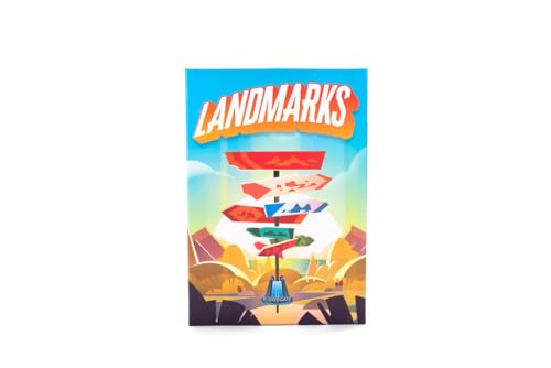 Floodgate Games | Landmarks Gioco Da Tavolo In Inglese Per Tutta La Famiglia | Gioco Cooperativo Per 2-10 Giocatori | Gioco Competitivo Per Coppie O D