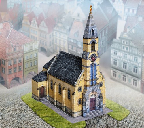 Aue-Verlag 25 X 13 X 26 Cm, Pfersbach Old Town-Kit Per Modellismo, Chiesa