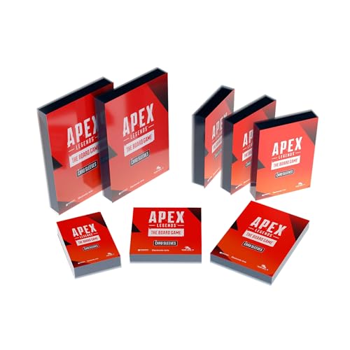 Glass Cannon Unplugged Apex Legends: The Board Game – Card Sleeves – Premium Protection Set – Fits Core Box & Expansions – 480 Total Sleeves