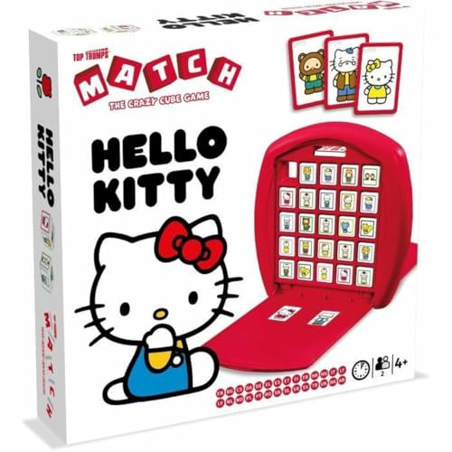 Gioco Da Tavolo - Mosse Vincenti - Abbina Hello Kitty - Allinea 5 Cubi Identici Per Vincere