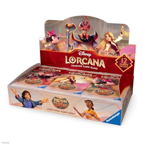 Ravensburger Disney Lorcana: Reign Of Jafar – Display Con 24 Booster Pack (Inglese)