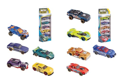 Zuru Metal Machines Pack 5 Auto In Metallo 11007541