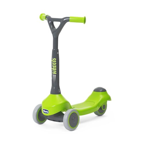 Chicco Monopattino Per Bambini My First Scooter, Monopattino Evolutivo Per Bambini, Leggero E Facile Da Trasportare, Base Anti-Scivolo, 2-4 Anni, 3 Ru