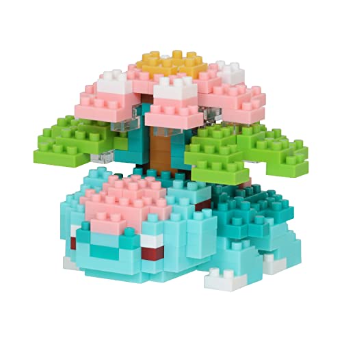 Nanoblock - Pokemon - Mega Venusaur (Confezione Da 12), Serie Pokemon