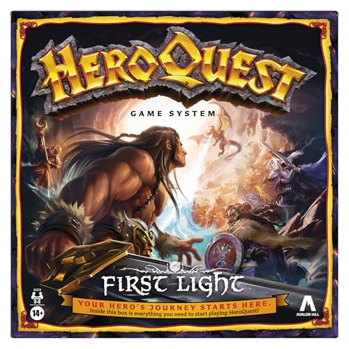 Avalon Hill, Sistema Di Gioco Heroquest First Light, Gioco Da Tavolo - Versione Inglese