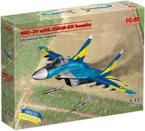 Icm 72144 – 1:72 Mig-29 Of Ukrainian Air Forces With Jdam-Er Bombe – Nuovo