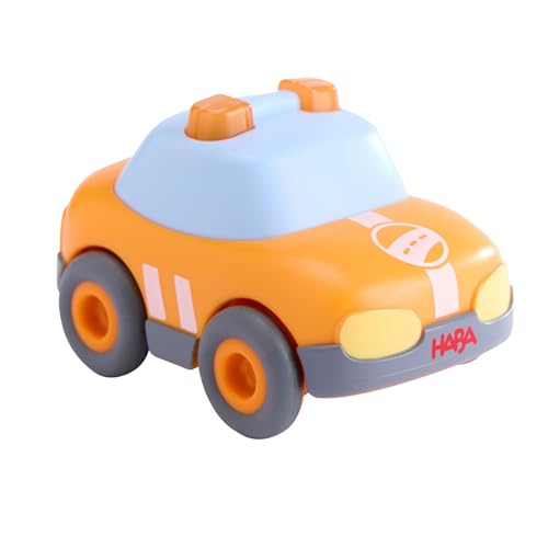 Haba Safety Car - Carrozzina Giocattolo Con Motore Oscillante - Sostenibile In Plastica Riciclata - Auto Senza Batteria Per Bambini Dai 2 Anni - 20118