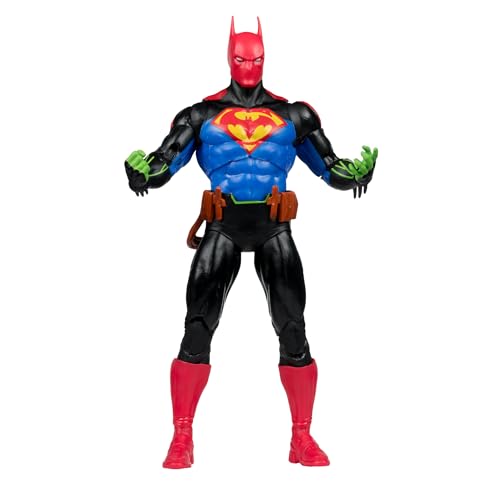 Mcfarlane Toys - Dc Multiverse Batman/Superman Fusion (Batman/Superman: World'S Finest) 7 Pollici Action Figure