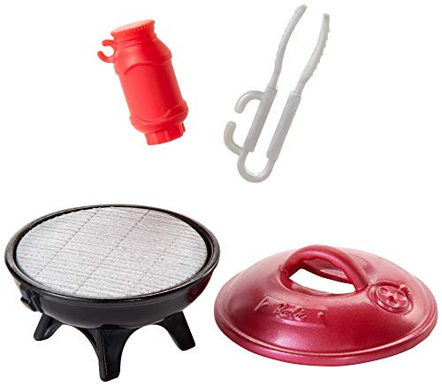 Barbie – Set Barbecue E Accessori – Accessori Per Bambola Manichino