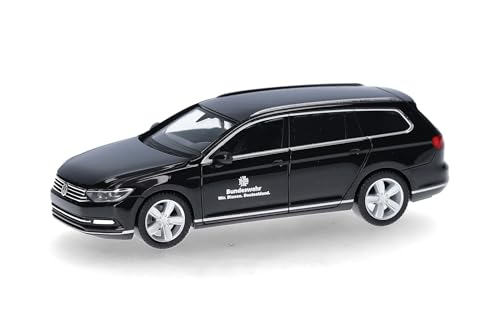 Herpa Modellino Vw Passat Variant Bundeswehr, Miniatura In Scala 1:87, Pezzo Da Collezione, Made In Germany, Modello In Plastica