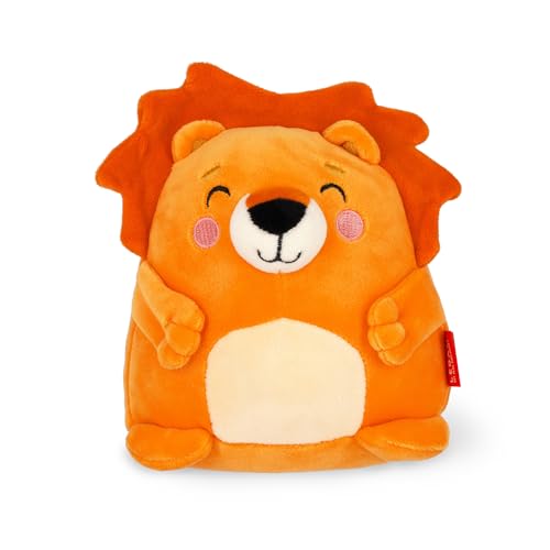 Legami - Peluche Plush Super Soft!, Tema Lion, Formato Mini, Con Carta D'Identità Personalizzabile, Sta In Piedi Da Solo, 14X15X12 Cm