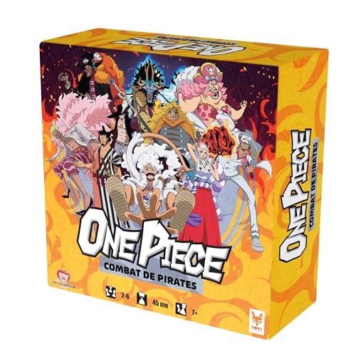 Topi Games | Gioco Da Tavolo One Piece Combattimenti Di Pirati | Gioco Di Strategia Per Bambini E Famiglie | Licenza Ufficiale | Affronta I Tuoi Amici
