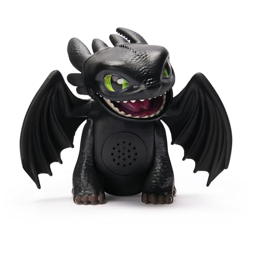 Dreamworks Dragons How To Train Your Dragon, Mini Sdentato Interattivo, Drago Interattivo Con 25 Suoni, Giocattoli Per Bambini E Bambine, 4+ Anni