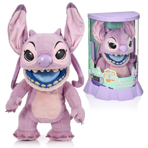 Wow! Stuff: Realfx Disney - Pupazzo A Forma Di Angelo Di Lilo E Stitch, 45,7 Cm, 100+ Combinazioni Di Azione E Suono, Sembra Realistico, Dai 6 Anni In
