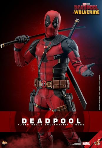 Hot Toys Marvel Comics Deadpool & Wolverine Deadpool - Personaggio Da Collezione In Scala 1/6, 30,5 Cm