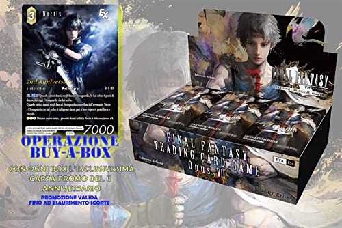 Square Enix Tcg 125100 Final Fantasy Box Buste, 36 Pezzi Opus Vii, Multicolore
