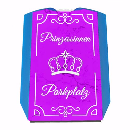 Parcheggio Principesse Con Cornice Bianca Con 2 Chips Per Carrello Della Spesa Con Scritta Divertente Donna Al Volante, Regalo Per La Spesa, Regalo Pe