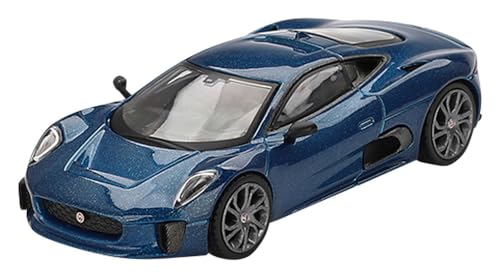 True Scale Miniatures Mgt00884-L Jagua. C-X75 Blue 2024 Mini-Gt - Scala 1/64 - Auto In Miniatura Da Collezione