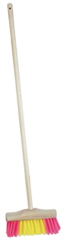 Theo Klein 6608 Scopa In Legno I Scopa Per Bambini Con Resistente Manico In Legno I Setole Robuste In Plastica I Dimensioni- 18 Cm X 5 Cm X 70 Cm I Gi