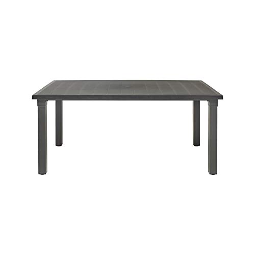 Scab Giardino Spa (Sab)- Antracite Tavolo Ercole 170X100Cm, Multicolore, 123