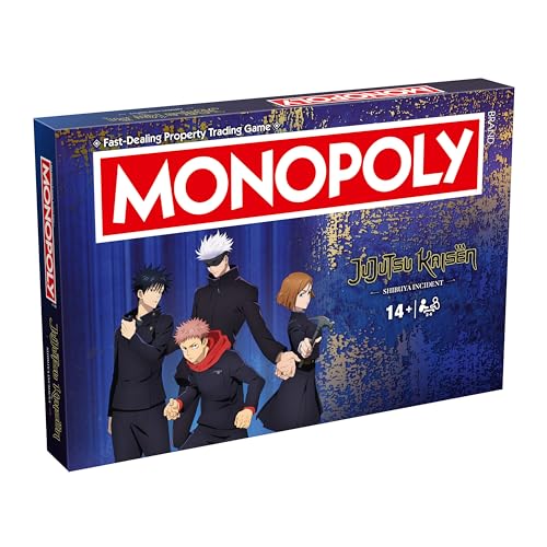 Winning Moves Jujutsu Kaisen Monopoly Classico Gioco Da Tavolo È Perfetto Per 2-6 Giocatori Ed È Un Ottimo Regalo Per I Fan Dai 14 Anni In Su