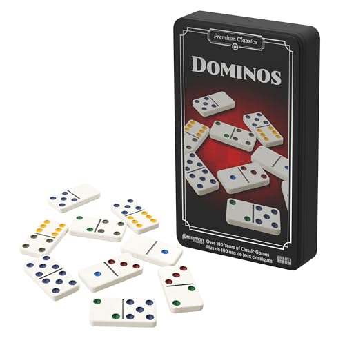 Goliath - Dominos - Classico Gioco Da Tavolo Per Adulti E Bambini A Partire Da 5 Anni - 28 Domino Premium Con Punti Colorati - Gioco Di Strategia E Os