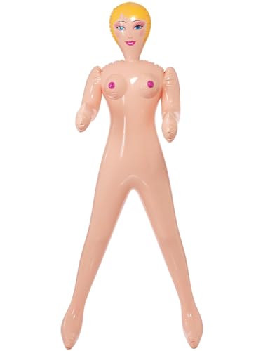 Smiffys Bambola Gonfiabile, Donna, 140Cm/55In