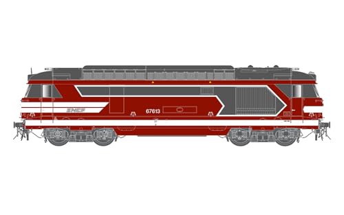 Jouef Locomotiva Diesel Hj2464S Sncf, Bb 67413 In Livrea Capitole Rossa, Ep. Vi, Con Decoder Audio Dcc Pacchetti Diesel & Treni Elettrici