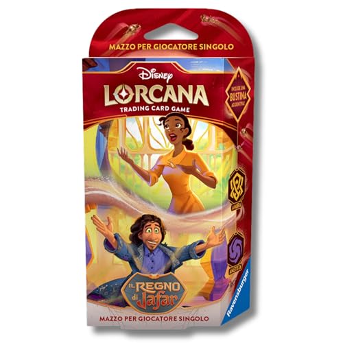 Ravensburger - Disney Lorcana Single Starter Deck - Ambro E Ametista Tiana & Bruno, Set 8