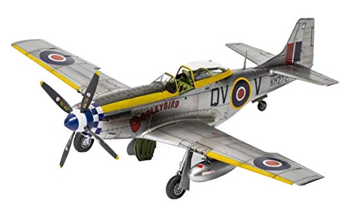 Airfix North American Mustang Mk.Iv-Kit Modello In Scala 1:48 Air Craft, Multicolore, Scale, A05137