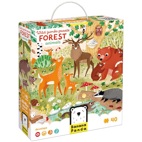 Wild Jumbo Puzzle Forest Animals 3+ Floor Puzzle