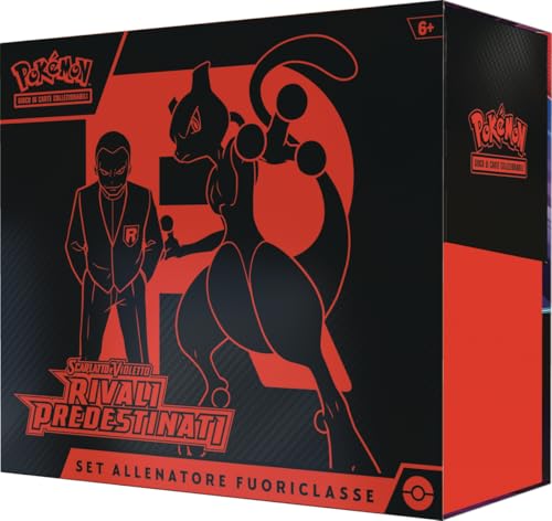 Pokémon Gcc: Set Allenatore Fuoriclasse Dell’Espansione Scarlatto E Violetto - Rivali Predestinati (Una Carta Promozionale A Figura Intera, Nove Buste