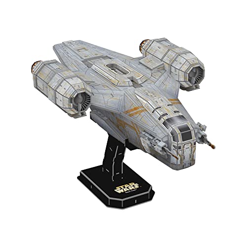 University Games Star Wars: The Mandalorian Razor Crest Model Kit, Grigio