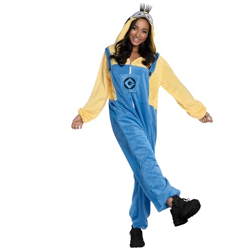 Rubies Costume Minion Per Uomo E Donna, Tuta Con Cappuccio, Unisex, Licenza Ufficiale Despicable Me Minion Per Carnevale, Feste E Cosplay