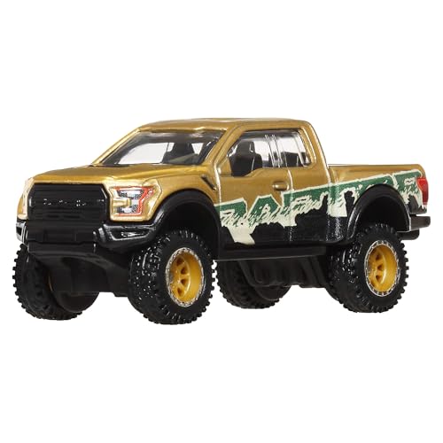 Hot Wheels Premium Ford 17 F150 Raptor, Veicolo Car Culture Circuit Legends Da Collezione, Macchinina Hot Wheels Die-Cast, Giocattolo Per Bambini, 3+