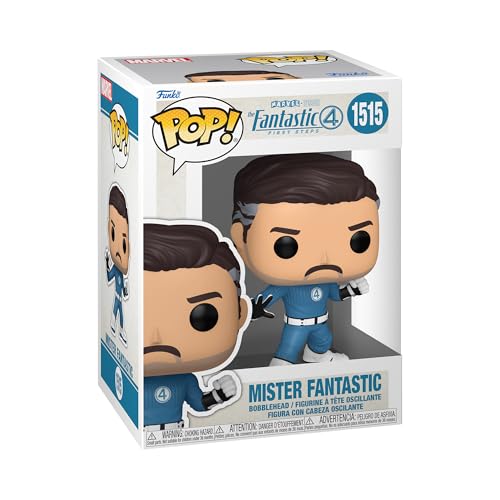 Funko Pop! Marvel: Fantastic Four (2025) - Mr. Fantastic - Figura In Vinile Da Collezione - Idea Regalo - Merchandising Ufficiale - Movies Fans