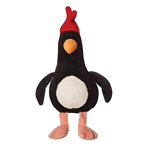 Aurora World- Aurora, 61514, Feathers Mcgraw, Wallace & Gromit, Peluche Eco-Responsabile, Nero & Bianco, Colore