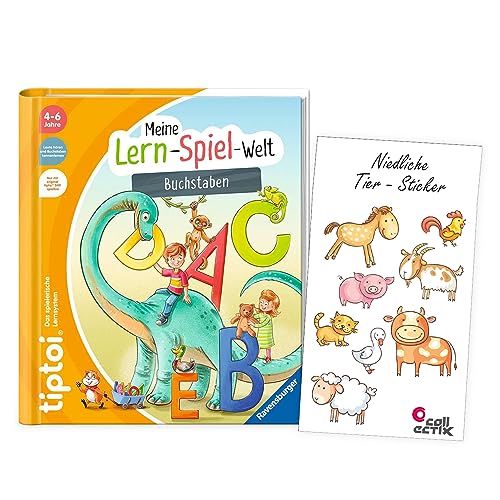 Tiptoi Ravensburger Libro Mio Gioco Avventura Di Apprendimento - Primo Lettere + Gratis Adesivi Bambini
