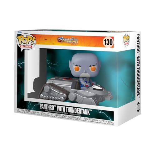 Funko Pop! Rides: Tc - Panthro With Thundertank - Thundercats- Figura In Vinile Da Collezione - Idea Regalo - Merchandising Ufficiale - Giocattoli Per