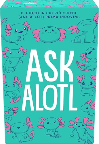 Funko Games - Askalotl - Gioco Da Tavolo Per Bambini Dagli 8 Anni - Trova L’Axolotl Con Domande Esilaranti - Gioco Di Carte Per Famiglie - 3-8 Giocato