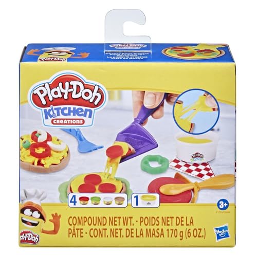 Play-Doh Playset Pizza Time Hasbro 4 Vasetto Con Formine