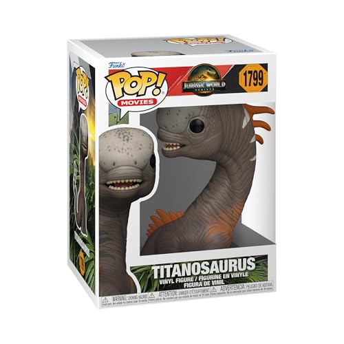Funko Pop! Movies: Jurassic World: Rebirth - Titanosaurus - Figura In Vinile Da Collezione - Idea Regalo - Merchandising Ufficiale - Giocattoli Per Ba